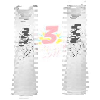 Kids Superhero Birthday Boy Party 3 Year Old 3Rd Birthday Unisex Tank Top | Mazezy