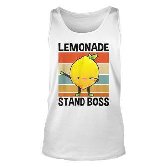 Lemonade Squad For Stand Boss Lemon Juice Summer Unisex Tank Top | Mazezy