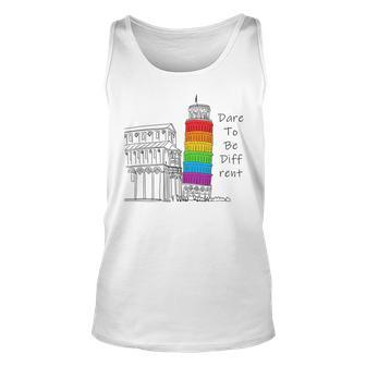 Lgbt Be You Dare To Be Different Gay Pride Be Yourself Unisex Tank Top | Mazezy DE