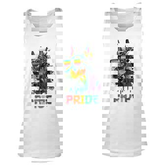 Lgbt Lesbian Gay Pride Doberman Pinscher Dog Unisex Tank Top | Mazezy