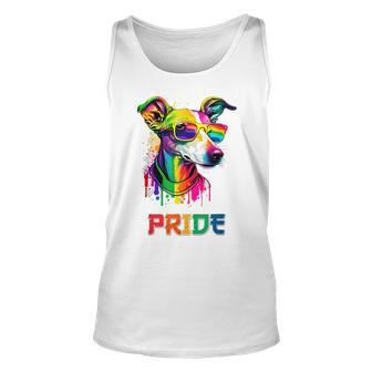 Lgbt Lesbian Gay Pride Italian Greyhound Dog Unisex Tank Top | Mazezy UK