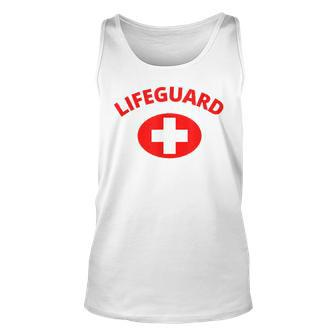 Lifeguard - Front Design Unisex Tank Top | Mazezy
