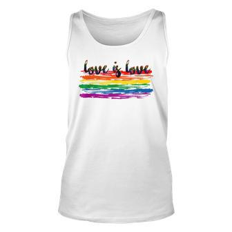 Love Is Love Gay Pride Parade 2020 Unisex Tank Top | Mazezy