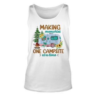 Making Memories One Campsite At A Time Camping Tank Top | Mazezy