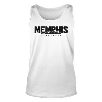 Memphis Skyline Tennessee Tn Pride Vintage Unisex Tank Top | Mazezy