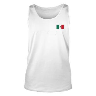 Mexico Flag Mexican Athletic Sports Jersey Style Unisex Tank Top - Seseable
