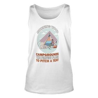 Morning Wood Campgrounds Coffee Mug Unisex Tank Top - Monsterry UK
