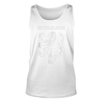 Netherlands Soccer Team National Lion Football Jersey Dutch Unisex Tank Top - Seseable