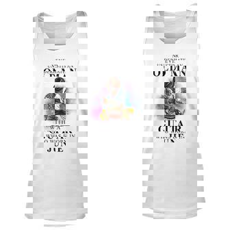 Never Underestimate An Old Man With A Guitar Born In June Gift For Mens Unisex Tank Top - Seseable