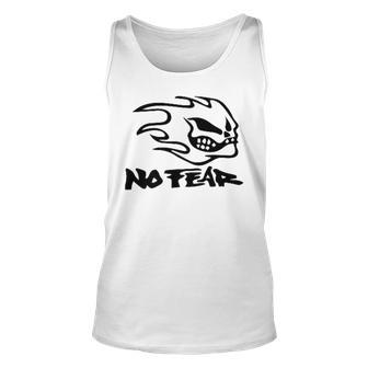 No Fear Just Fearless 90'S Retro Skater N Nostalgia Fire Tank Top - Seseable