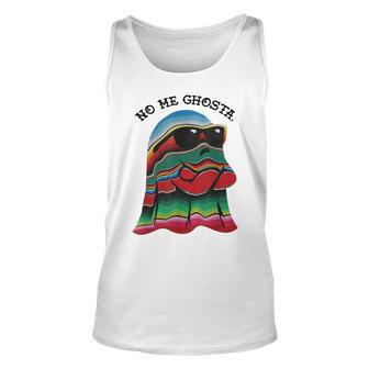 No Me Ghosta Mexican Halloween Ghost Tank Top - Seseable