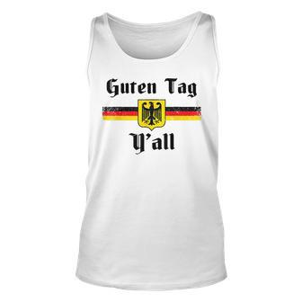 Oktoberfest German Flag Eagle Prost Guten Tag Y'all Fun Idea Tank Top - Monsterry