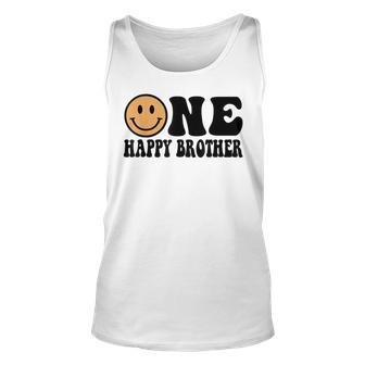 One Happy Dude 1St Birthday One Cool Brother Family Matching Tank Top | Mazezy