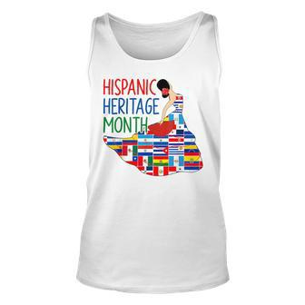 Hispanic Heritage Month Countries Flags Latino Tank Top | Mazezy