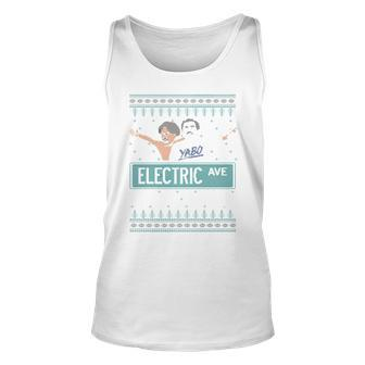 Pardon My Take Electric Avenue Ugly Christmas Sweater Tank Top - Monsterry