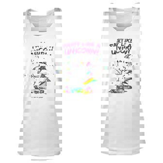 Party Like A Unicorn Unicorn Funny Gifts Unisex Tank Top | Mazezy