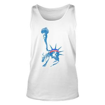 Patriotic Statue Of Liberty 4Th Of July - Usa Graphic Unisex Tank Top | Mazezy