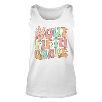 Peace Out Fifth 5Th Grade Graduation Class Of 2023 Unisex Tank Top | Mazezy UK