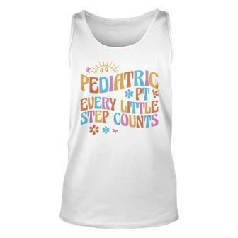 Pediatric Physical Therapy Pt Every Little Step Counts Tank Top | Mazezy