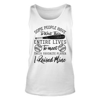 Some People Have To Wait Their Entire Lives Baseball Dad Tank Top | Mazezy AU