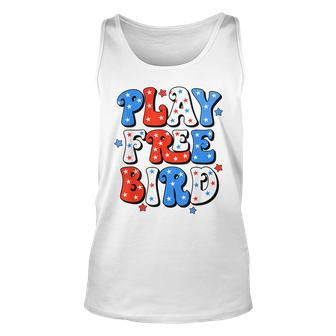 Play Free Bird Eagle 4Th Of July American Flag Patriotic Patriotic Tank Top | Mazezy