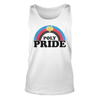 Poly Pride - Polyamory Flag Polyamorous Infinity Heart Unisex Tank Top | Mazezy