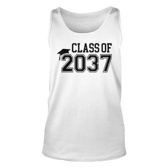 Pre-K Class Of 2037 First Day School Grow With Me Graduation Tank Top | Mazezy
