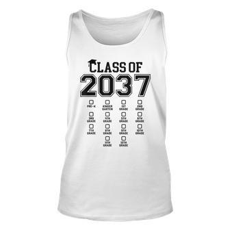 Pre-K Class Of 2037 First Day School Grow With Me Graduation Tank Top - Seseable