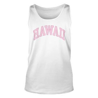 Preppy Pink Hawaii Honolulu Beach Tank Top - Monsterry DE