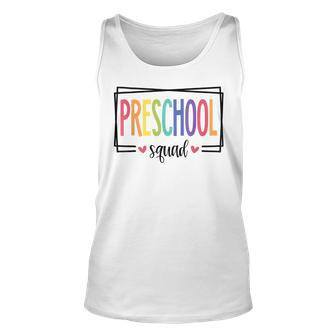 Preschool Squad First Day Of School Welcome Back To School Tank Top - Monsterry CA