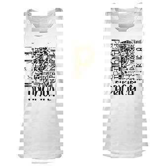 Principal Typography Principal First Day Of Back To School Unisex Tank Top | Mazezy