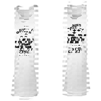 Promoted To Daddy Est 2017 Daddy Funny Gifts Unisex Tank Top | Mazezy
