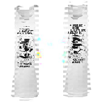 Proud Daughter Of A Class Of 2023 Graduate Funny Black Cat Unisex Tank Top | Mazezy