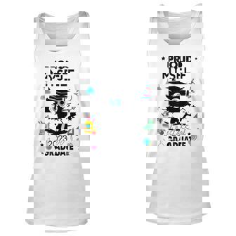 Proud Myself Of A Class Of 2023 Graduate Funny Black Cat Unisex Tank Top | Mazezy