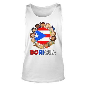 Puerto Rico Flag Boricua Hispanic Heritage Rican Kid Toddler Tank Top | Mazezy