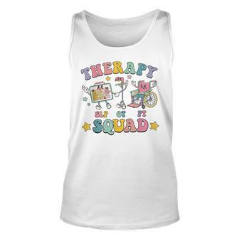 Therapy Squad Slp Ot Pt Occupational Physical Therapist Tank Top | Mazezy