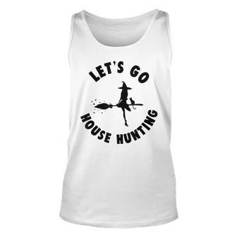 Realtor Beautiful Witch Halloween Lets Go House Hunting Tank Top - Monsterry AU