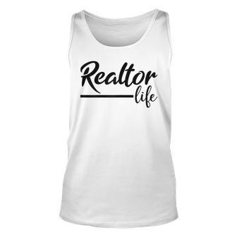 Realtor Life Realtor Real Estate Agent Tank Top | Mazezy DE