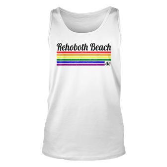 Rehoboth Beach Delaware | Rehoboth Beach Gay Pride Unisex Tank Top | Mazezy