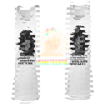 Remembering My Ancestors Junenth Girl Afro Black Kids Unisex Tank Top | Mazezy