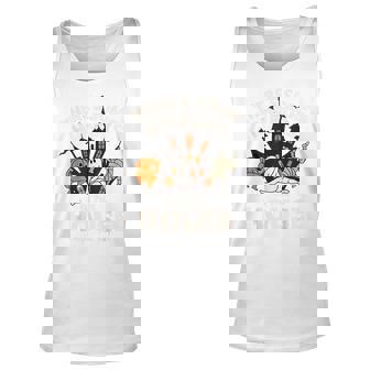 There's Some Horrors In This House Ghost Halloween Tank Top | Mazezy