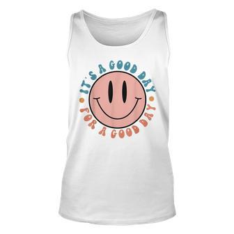 Retro Smile Face Pink Smile Face - Trendy Costume Unisex Tank Top - Seseable