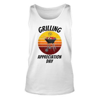 Retro Vintage Grilling Appreciation Day Bbq Meat Lover Tank Top | Mazezy