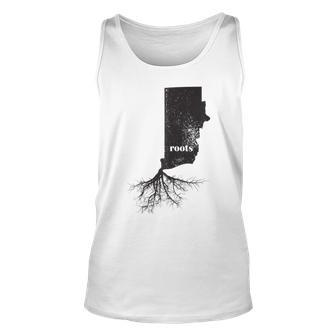Rhode Island Roots State Map Home Love Pride Gift Unisex Tank Top | Mazezy