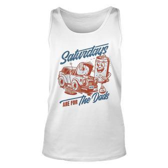 Saturdays Are For The Dads Car Guy Unisex Tank Top - Thegiftio UK