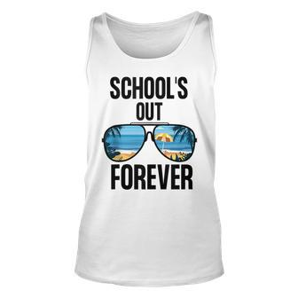 Schools Out Forever Graduation Last Day Of School Unisex Tank Top | Mazezy