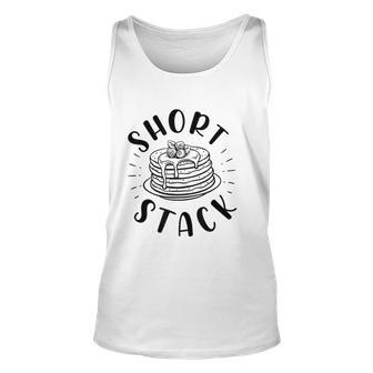 Short Stack Pancake Maker Dad Son Matching Fathers Day Unisex Tank Top | Mazezy