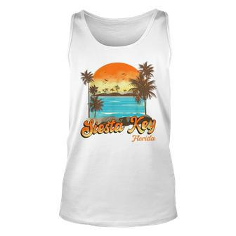 Siesta Key Florida Beach Summer Vacation Palm Trees Sunset Florida & Merchandise Tank Top | Mazezy