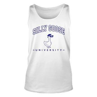 Silly Goose University Vintage Silly Goose On The Loose Unisex Tank Top | Mazezy
