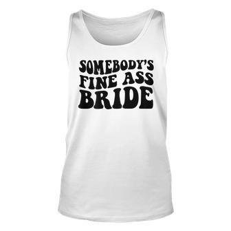 Somebody's Fine Ass Bride Tank Top - Seseable